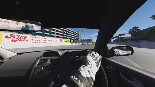 assetto corsa . Mod Renault Megane R.26.R /// Long beach //// смотреть онлайн