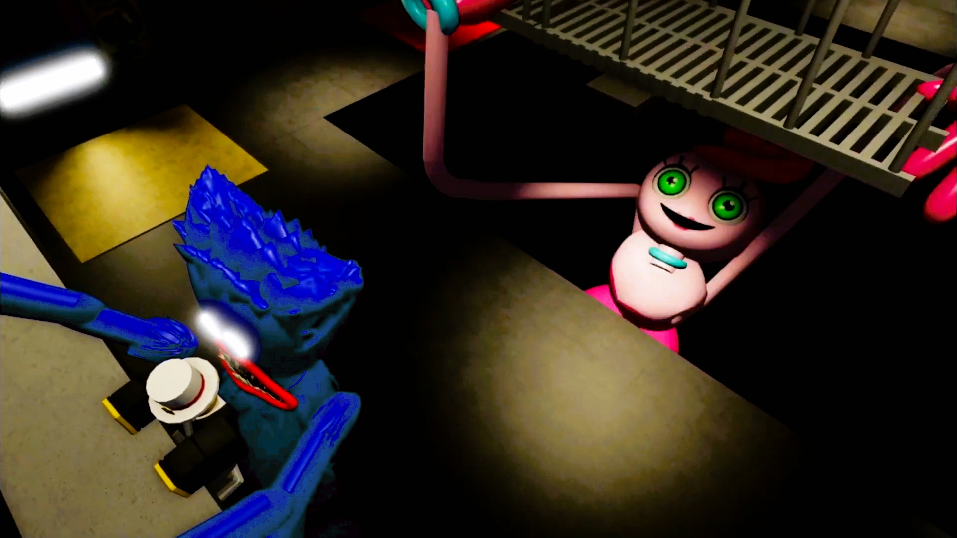 мамочка длинные ноги охотится за хаги ваги и ROBLOX, Poppi Playtime2 смотреть онлайн