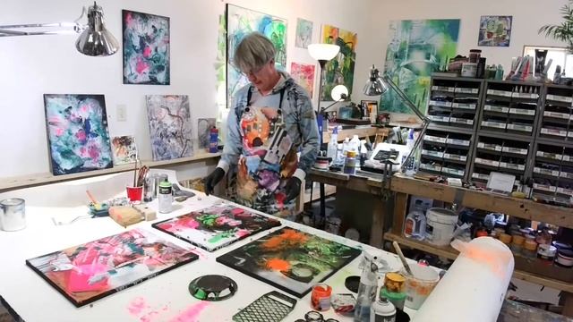 3 Ways To Use Black Gessoed Canvas With Unusual Media Combinations by David Austin Gallery in Dulut смотреть онлайн