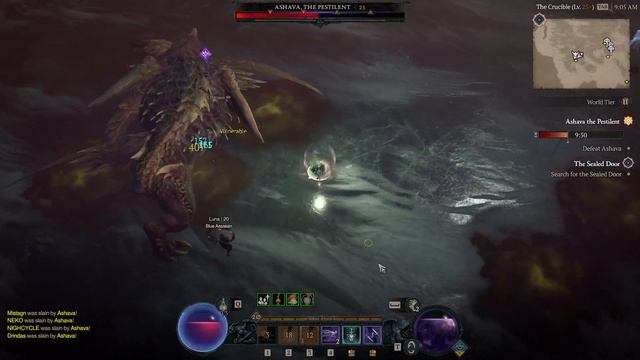 Diablo 4 - Slam server beta Rogue POV lvl 20 - ASHAVA World tier 2 смотреть онлайн