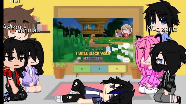 aphmau smp react to themselves ll for fun ll смотреть онлайн