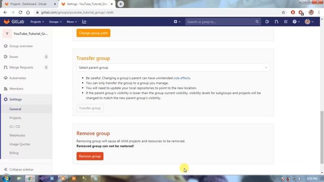 Git Lab 3 Delete Group смотреть онлайн