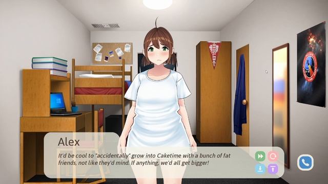 Forks: College Weight Gain Visual Novel