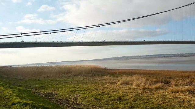 Интересные места в Англии/ мост Хамбер/Humber bridge area смотреть онлайн