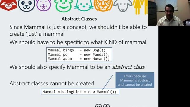 Abstract Classes in Java смотреть онлайн