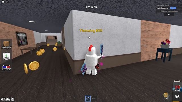 PLAYING MM2 AS A CHICKEN.. (Roblox mm2!) смотреть онлайн