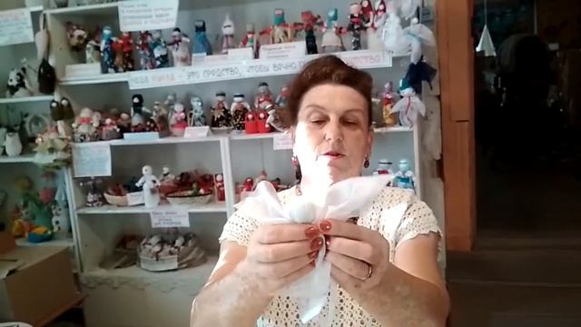 Мастер класс по изготовлению тряпичной народной куклы "Ангел - день" смотреть онлайн