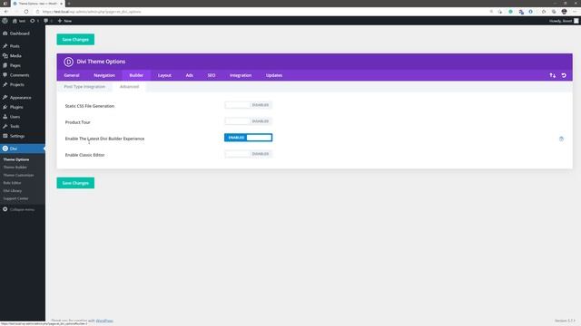 How To Enable/Disable Latest Divi Builder Experience Divi Theme WordPress Website смотреть онлайн