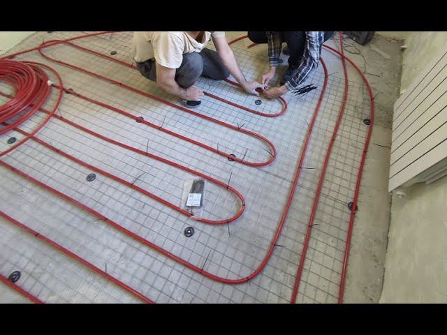 Водяной Тёплый Пол. Монтаж смотреть онлайн