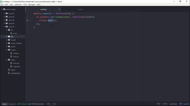 Node.js - Real-time com Socket.io e Express смотреть онлайн