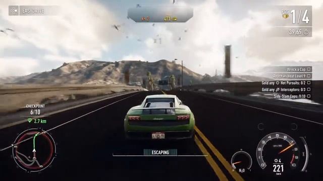 Need for Speed RIVALS Neon Green Lamborghini Gallardo Race PS4 Gameplay HD смотреть онлайн