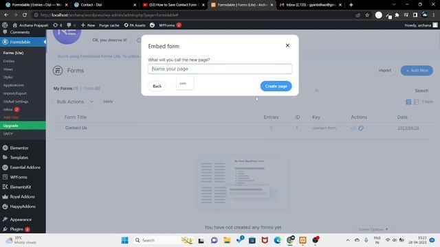 How to save contact form data in WordPress website || formidable plugin review #wordpresstutorial смотреть онлайн