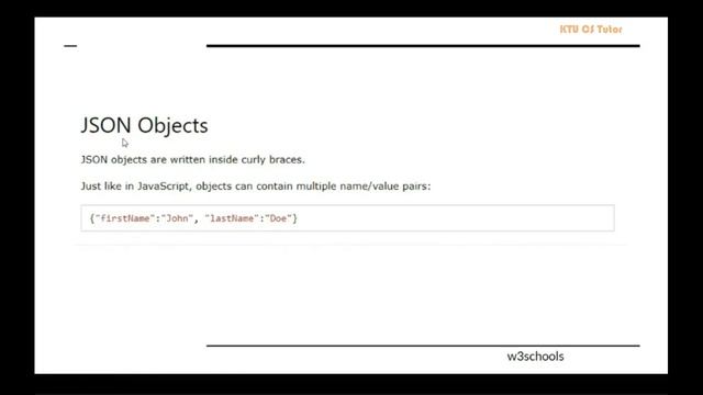 KTU CS368 Web Technologies|S6 CS|Module 5 Part 5|JSON data format смотреть онлайн