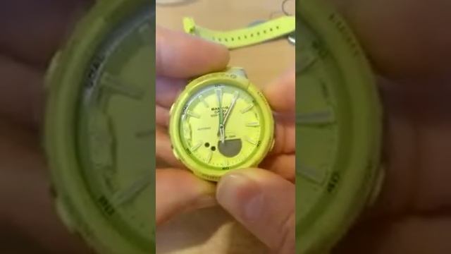 Casio BABY-G BGS-100 Set Time After Battery Replacment