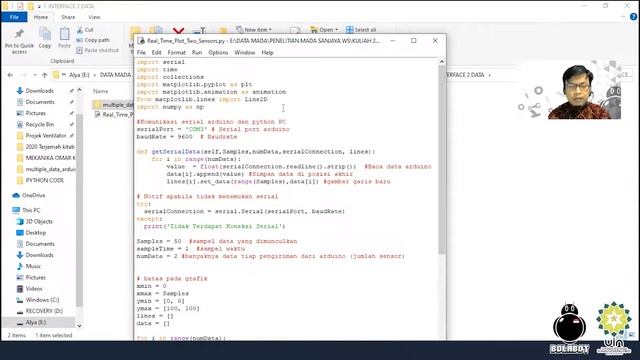 Instrumentasi 05. Interface Real Time Plot Dua Data Sensor Berbasis Python 3 смотреть онлайн