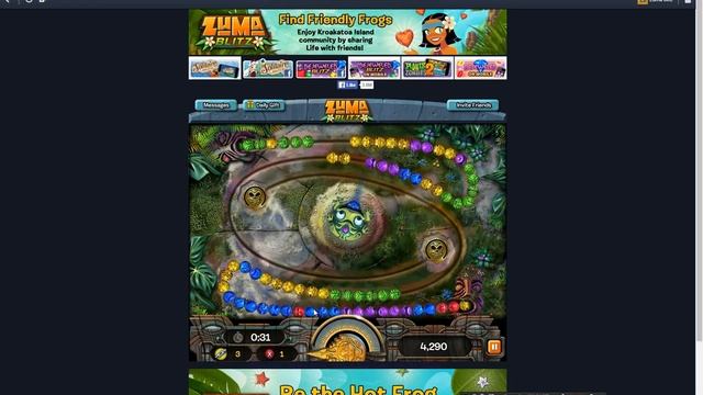Zuma Blitz Facebook part 1 смотреть онлайн
