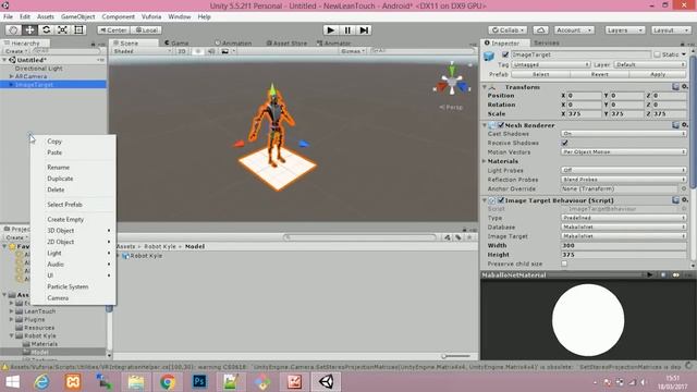 Augmented Reality: Scale and Move Object Using New Lean Touch v1.2 смотреть онлайн