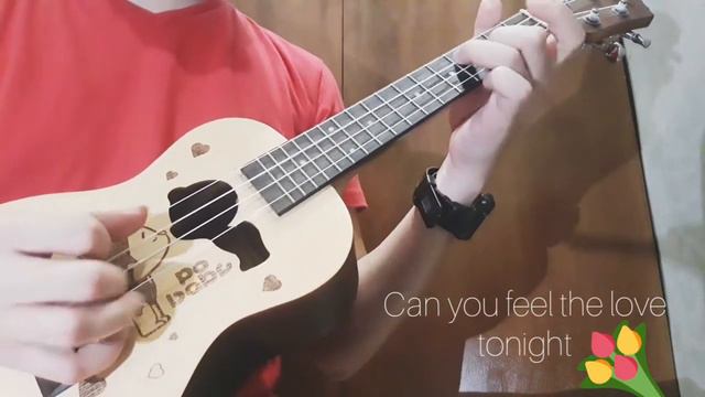 Can you feel the love tonight (The Lion King) - Ukulele fingerstyle смотреть онлайн