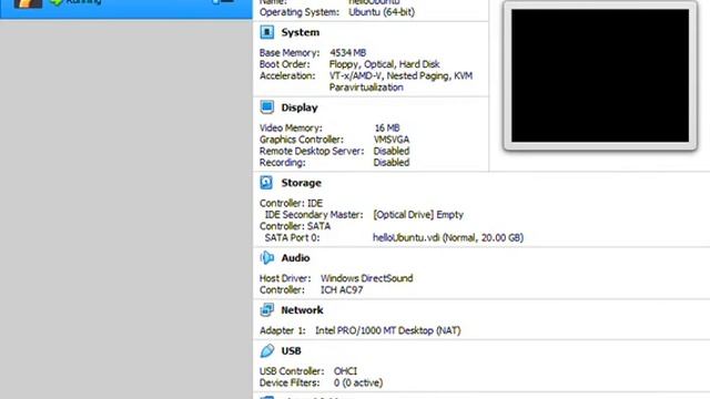 Ubuntu VM installed and working using Oracle VM VirtualBox Manager смотреть онлайн