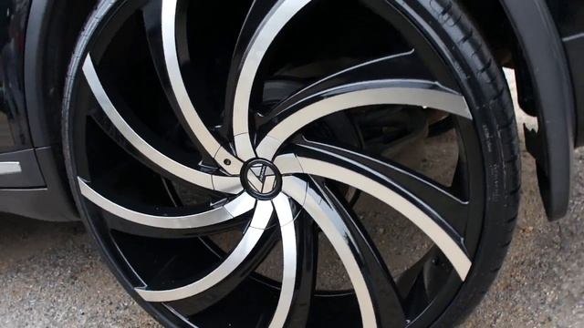 Infiniti FX35 Shark Body on 28"Azara AZA-503 Wheels смотреть онлайн