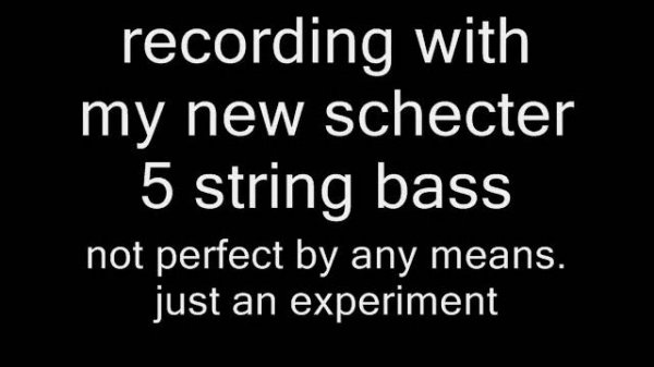 Schecter Riot 5 session