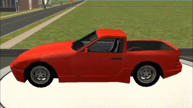 Sims 2 Car Conversion by VoVillia Corp. - 1987 Porsche 944 Turbo Pick-Up смотреть онлайн