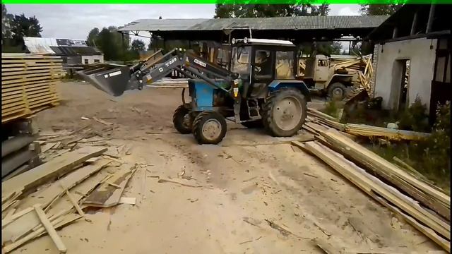 Ооталкивал опилки на МТЗ-82.1 смотреть онлайн