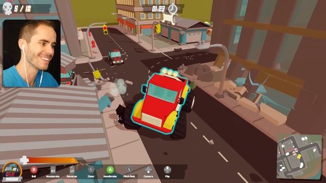 TOTAL CITY DESTRUCTION! - Maximum Override Gameplay - Destroying a city in Maximum Override Game смотреть онлайн