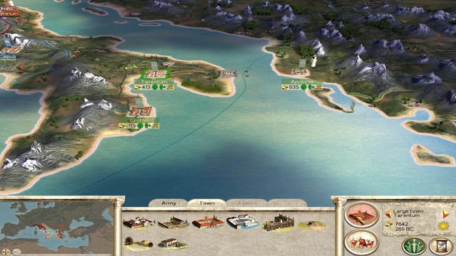 Rome Total War компания за Брутов на легенде. Часть 1. смотреть онлайн