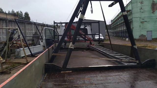 Утеплённые распашные ворота БАУ элемент, заполнение сэндвич-панель смотреть онлайн