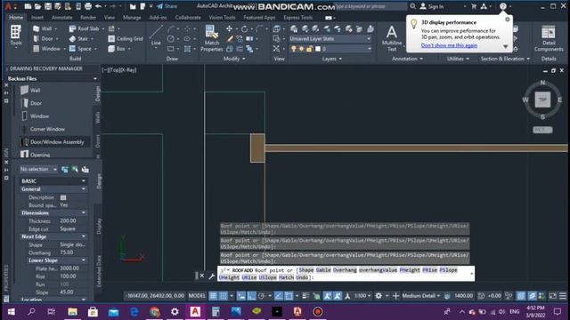 Roof plan in AutoCAD architecture смотреть онлайн