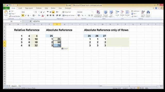How to use dollar sign in Excel | Excel Absolute & Relative Cell References Dollar symbol in Excel смотреть онлайн