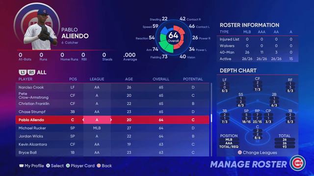 MLB® The Show™ 22 CHICAGO CUBS Organization Roster PS5 (April Roster Update) смотреть онлайн