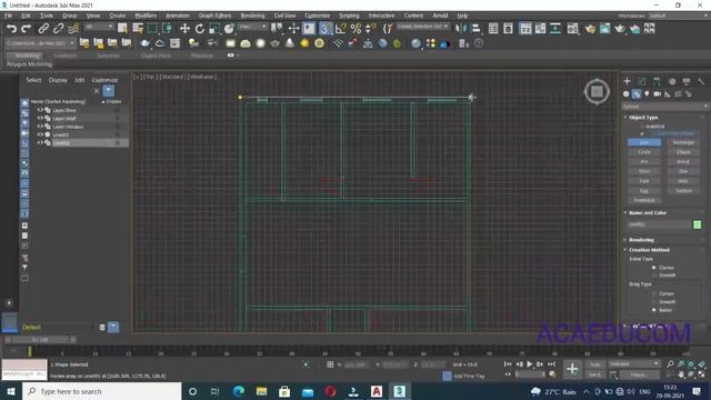How to import Autocad file in 3ds Max смотреть онлайн