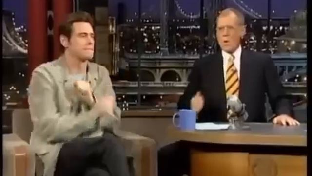 Jim Carrey Джим Керри на шоу Леттермана Русская озвучка смотреть онлайн