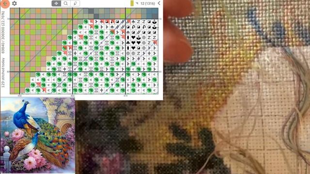 Cross Stitch: Stitch With Me #202 (with talking) смотреть онлайн