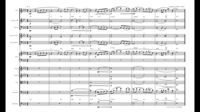 Orchestration Sketch Page - 1.6.2023 (Flute + Piano) смотреть онлайн
