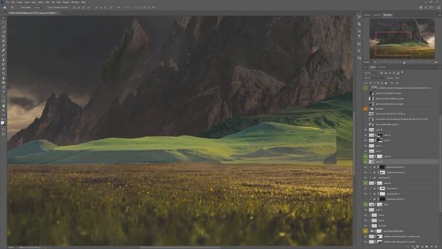 THE LONELY MOUNTAIN in PHOTOSHOP - Photo Manipulation Speed art смотреть онлайн