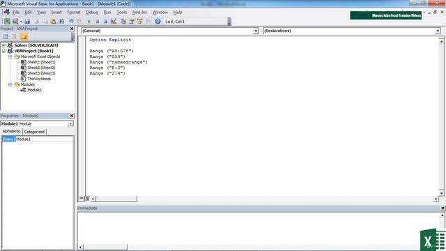 80 Referencing Cells Using The Range Object || VBA Tutorial || Lecture || Microsoft Excel || смотреть онлайн