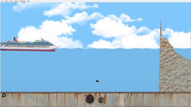 CARNIVAL DREAM CRASHED INTO A ROCK | Floating Sandbox смотреть онлайн