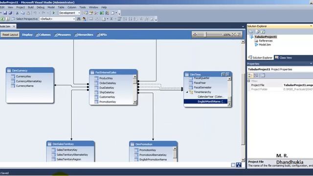 MSBI - SSAS - Tabular Model