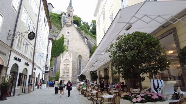 Walking in SALZBURG / Austria ??- Mirabell to City (2021) -4K 60fps (UHD) смотреть онлайн