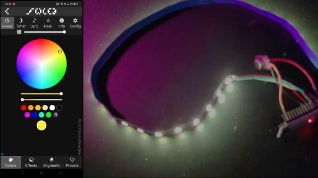 WS2812B Addressable Music Reactive LED Using ESP32 & WLED смотреть онлайн