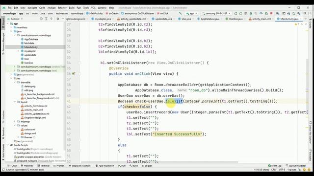 Room database CRUD | Room database android tutorial | Room database Android смотреть онлайн