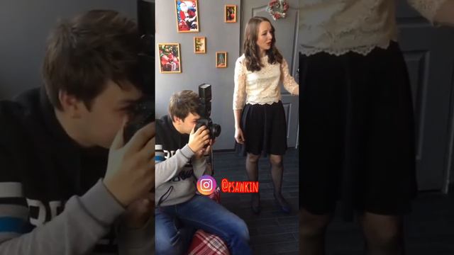 Фотосессия-это святое! Особенно когда жена БОРЦУХА!😅 смотреть онлайн