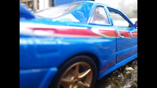 Stop motion Nissan GTR Drift смотреть онлайн