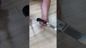 Модернизированный складной нож «Пчак» на подшипнике.