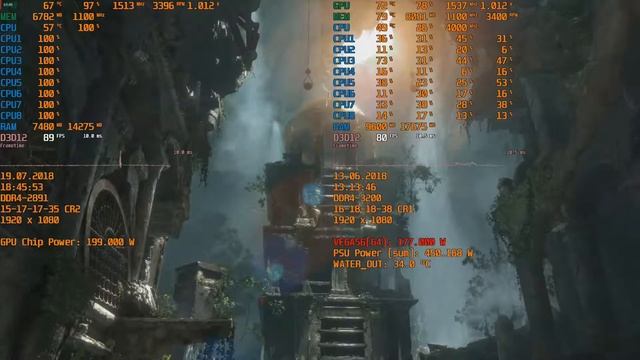 Rise of the Tomb Raider 6400t VS Threadripper 1950X VEGA 56 BIOS 64 DX 12 1920X1080 смотреть онлайн