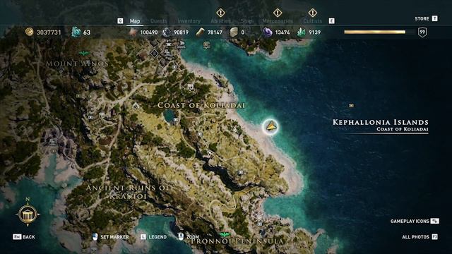 ALL ORICHALCUM LOCATIONS - KEPHALLONIA - Assassin's Creed Odyssey смотреть онлайн