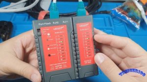 Тестер кабелей RJ45 RJ11 + FlASH тестер
